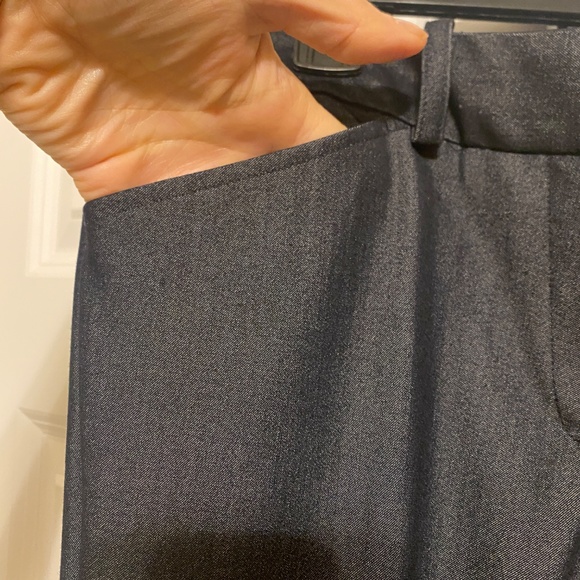 Worthington Women's Modern Fit Blue Denim Trouser Pants In Size 8 - Picture 4 of 15